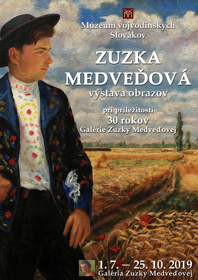 Plagat Zuzka Medvedova 30 rokov 2019